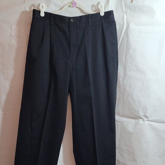 Savane Silk Works, Like New, Dress Black Men's Pants, Size 36x31 - Picture 1 of 8